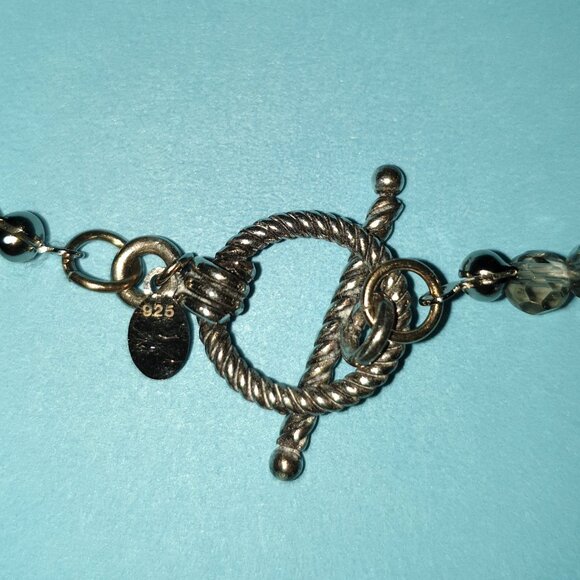 Impressive Vintage 925 Silver Natural Brown Jade Double Phoenix Amulet Necklace - Picture 11 of 12